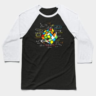 Math Rubik Cube Math Baseball T-Shirt